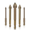 MaxxFuro / Universal Indestructible Drill Bits - Drills Through Anything / Complete Set