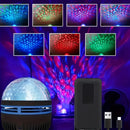 Ocean Wave Projector Lamp with Built-in Speaker